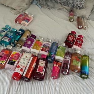 Bath body work the price are 5.98 for each one of them
